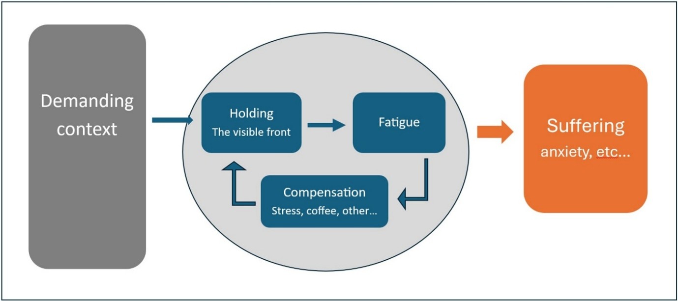 Figure 1. The compensatory dynamic of the gray zone